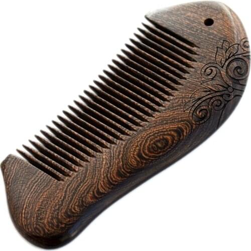 Natural Sandalwood Wood Comb Anti-Static Head Massage Combs Pocket Hair Combs for Women Gifts Hair Styling