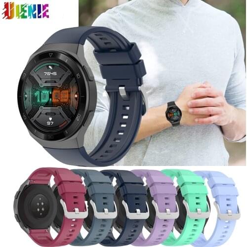 Silicone Strap For Huawei Watch GT 2e Watch Wrist Band For Huawei gt2e accessories Bracelet correa Sport Watchband original belt