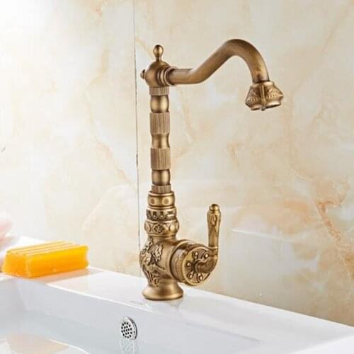 New arrival basin faucet antique kitchen faucet luxury carved bathroom single lever design sink faucet basin faucet,tap mixer