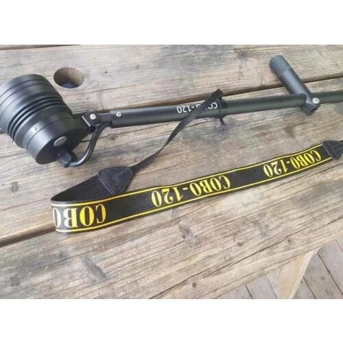 Light Night Fishing Searchlight Rechargeable 100W 9 LEDs 6600mA Spotlight With Strip Flashlight