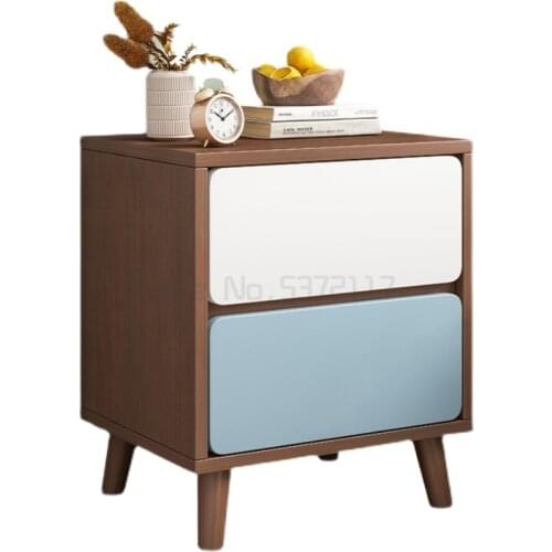 Bedside table Mini shelf simple bedroom economical storage cabinet modern simple storage cabinet