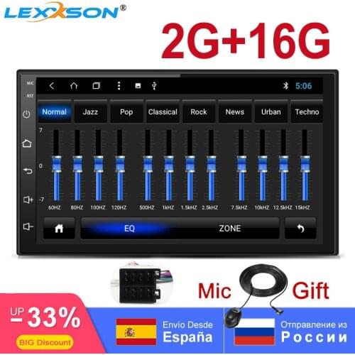 2 Din Android 8.0 Octa Core Universal 2G+16G Autoradio car Multimedia 7inch touch no dvd Car Audio Stereo With GPS WiFi BT Radio