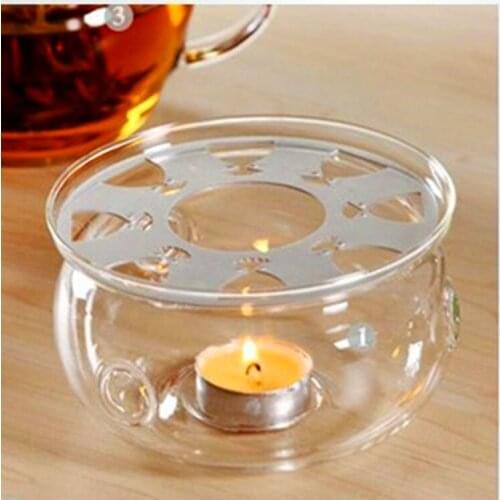 Thicken Heat-resistant Glass Teapot Warmer Heating Base