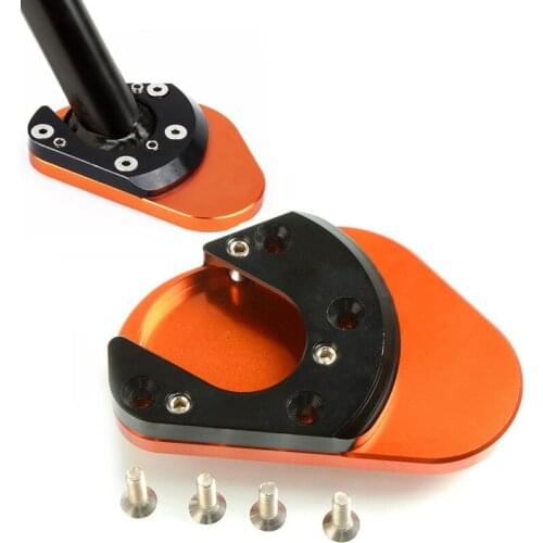Kickstand Side Stand Plate Extension For KTM RC 125 200 390 Duke 690 Duke Enduro SMC 950 990 Adventure Supermoto For Husqvarna