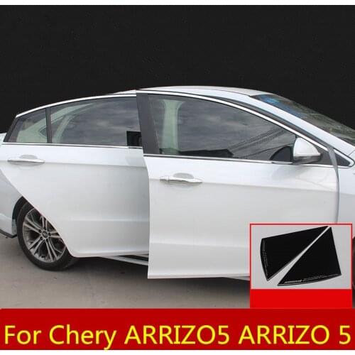 High quality stainless steel Car window trim strip glass frame protection Article car Accessories For Chery ARRIZO5 ARRIZO 5