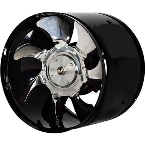 6 Inch High-Speed Exhaust Fan In-Line Duct Kitchen Extractor Metal Toilet Fan Industrial Fan 220V