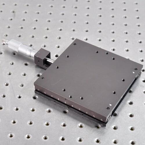 Y-axis DEL-TRON 1-800-245-5013 manual precision large table fine adjustment displacement sliding table aluminum 130mm