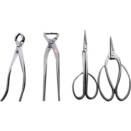 Japanese bypass steel handle pruners branch tree garden scissors Long handle style garden bonsai scissors tool