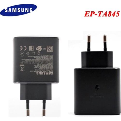 For Samsung S21 S20 Ultra Note 20 10 +5G A91 A80 A71 A90 Power Wall Charger 45W USB-C Super Fast Adapter With PD Type C Cable