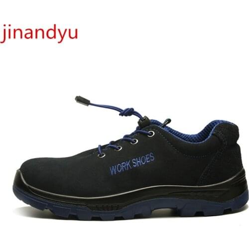 Steel Toe Safety Shoes Breathable Indestructible Work Shoes Male Anti Smash Anti Puncture Safty Shoes Man Seguridad Working Shoe