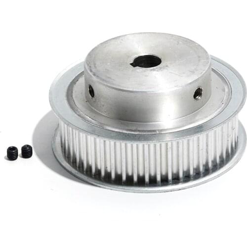 Timing Belt Pulley HTD5M 60T Toothed Pulley 21mm Belt Width 12/14/15/20mm Bore Aluminum Alloy 60Teeth Gear Pulley With Keyway