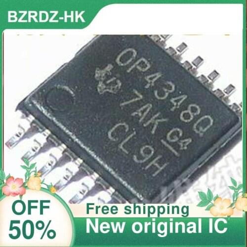 2-10PCS/lot OPA4348AQPWRQ1 OP4348Q TSSOP14 New original IC
