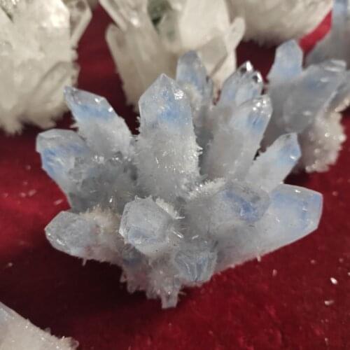 1pcs Beautiful Blue Sprite crystal cluster ore sample Reiki healing gift