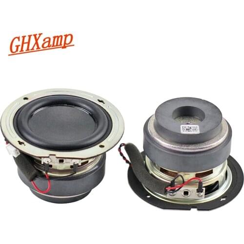 3 Inch Mid Bass Speaker 4Ohm 15W Large stroke Dual Magnetic Paper Cone Rubber For Peerless Audio LoudSpeaker 2PCS