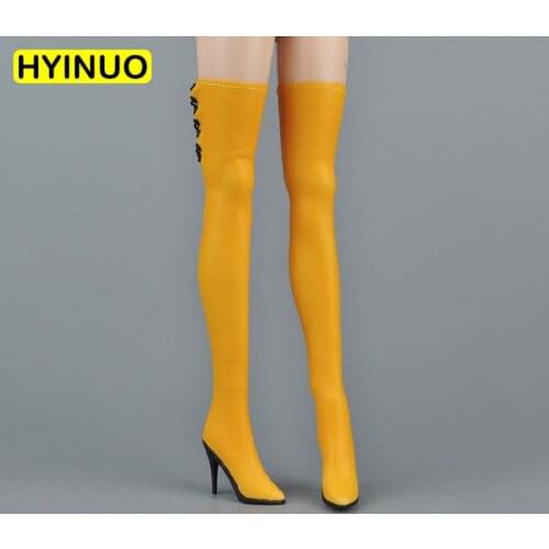 6 Colors1:6 Scale Sexy NieR2b Exquisite Female Sexy Long Boots Women Model Figure Fit For12"Body Action Figures DollAccessories