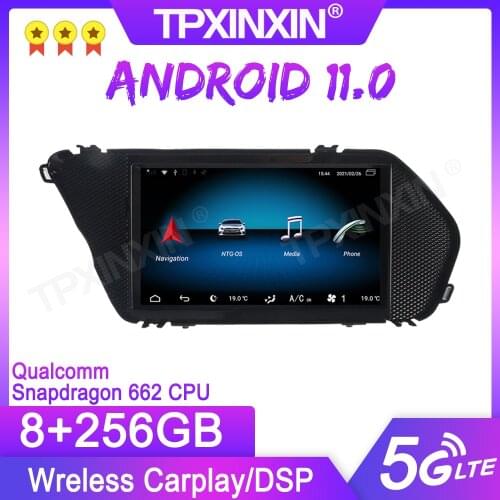 Android 11.0 6+128G For Benz GLK X204 GLK300 GLK350 GPS Car Multimedia Player Headunit Audio Radio Navigtion Tape Recorder