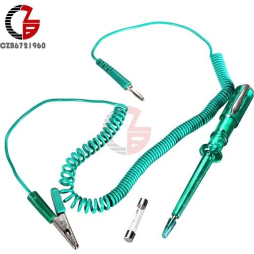 Auto Circuit Tester 6V 12V 24 Volts Voltage Gauge Car Test Volt Meter Light Bulb