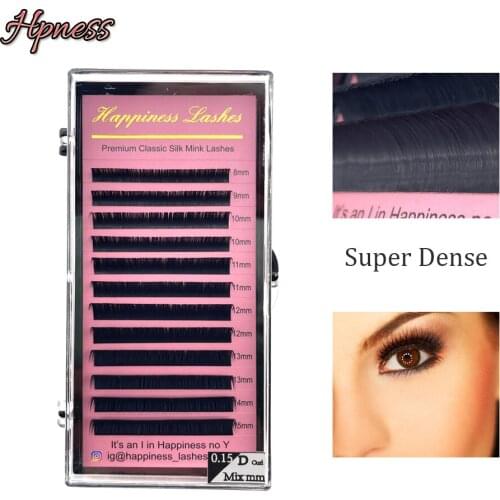Free Shipping 3D Classic Individual Silk Eyelash Further High Quality Eyelash Extension Mink Individual Eyelash Extensions