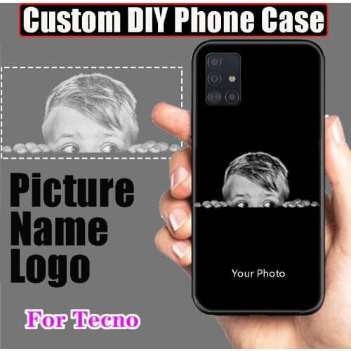 DIY Custom Phone Case For Tecno Camon 15 11 12 air Spark 2 CM CA6 3 4 Spark3 Spark4 AIR Plus Spark2 Pouvoir 4 Pro Pova Cover