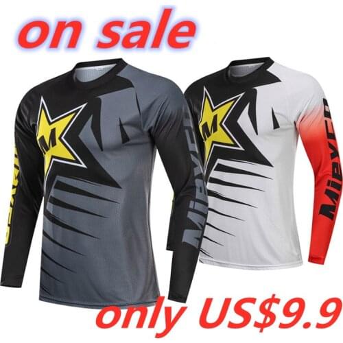 Downhill Cycling jersey On sale Roupa de Ciclismo hombre Off road DH Motorcycle clothes breathable quick dry Outdoor Sportswears