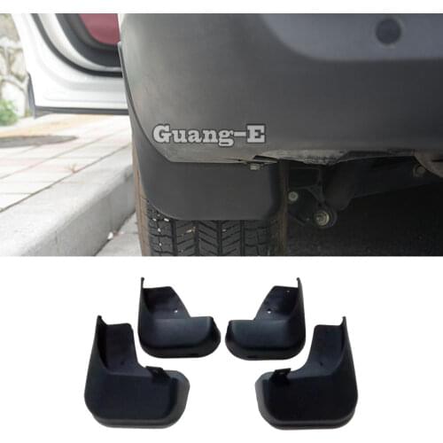 For Renault Koleos 2017 2018 2019 2020 Car Cover Plastic Fender Soft Mudguard Protection Flap Splash Mud Guard Frame 4pcs/Set
