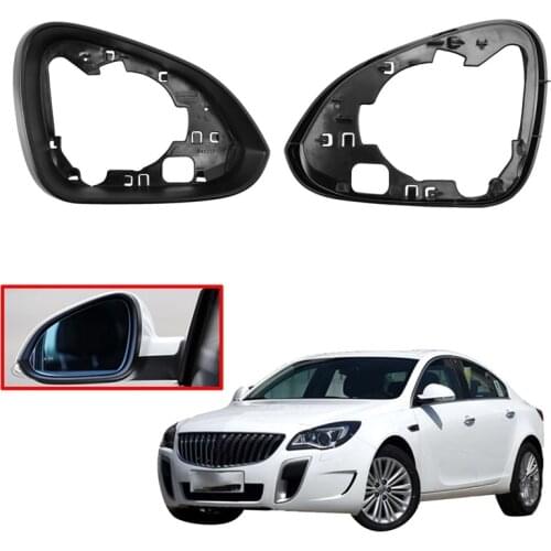 NEW-2Pcs Car ABS Left & Right Side Rearview Glass Mirror Cover Panel Frame for Buick Regal 2009-2016 Exterior Accessories