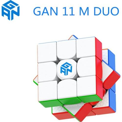 GAN 11 M Duo 3x3x3 Magic Cube Professional cube 3x3x3 Magnetic Speed cube GAN Puzzle Game cube GAN 11 M Duo GAN11M GAN Cube