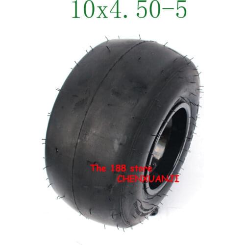 Go kart 5 inch front wheel 10x4.50-5 kart tire Drift Bike Wheels beach car accessories ATV Quad spare parts
