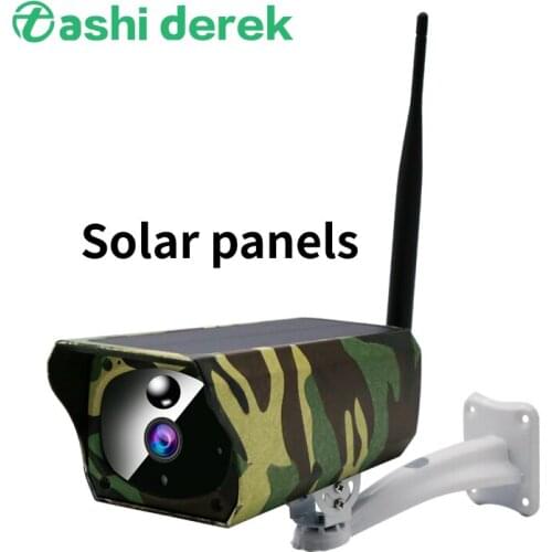 Solar IP Camera WiFi 1080P HD Outdoor CCTV Camera Battery Wireless Security Camera PIR Detection Surveillance IP66 Waterproof