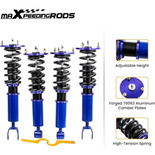 4pcs Coilovers Lowering Coil Kit for TOYOTA SUPRA JZA80 2JZ-GTE 1993 1994 1995 1996 1997 1998 Adj Height Suspensions