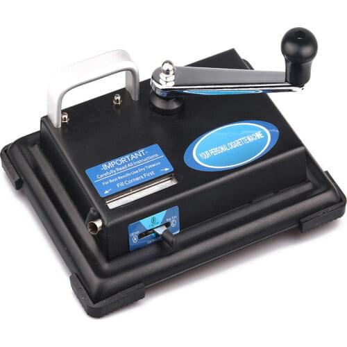 8mm Manual Rolling Machine DIY Hand-Crank Cigarettes Tobacco Maker Stainless Steel DIY Smoking Accessories Tobacco Roller Tool