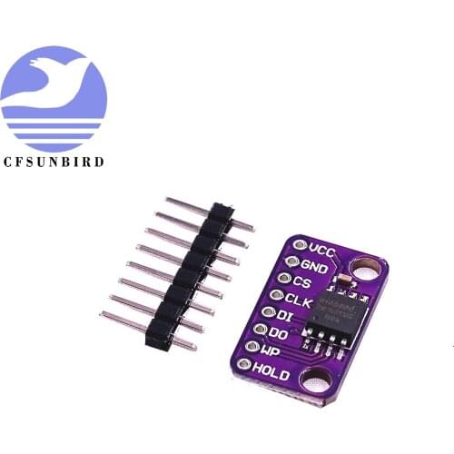 CFsunbird 2516 memory module, W25Q16BVSIG serial SPI flash memory, 16M-BIT