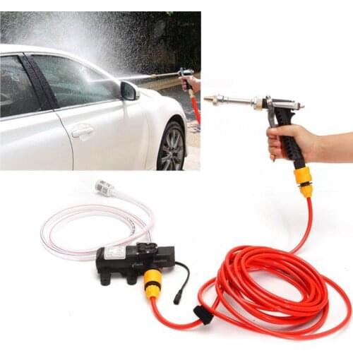 12V Portable Car High Pressure Washer Water Pump Jet Wash Cleaner Hose Van Kit