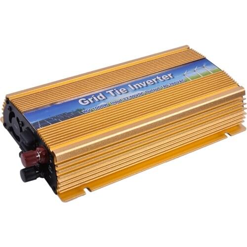 New Arrival Input 22-50VDC 1000W Solar Grid Tie Gold Inverter WV1000W with MPPT Output 90-140V/180-260V 110VAC/220VAC 50hz/60hz