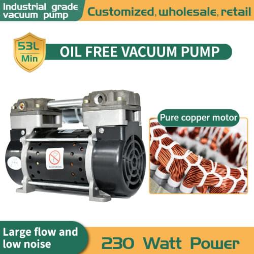 VN-50 Wholesale mini electric oil free vacuum pump high performance low noise pump vacuum