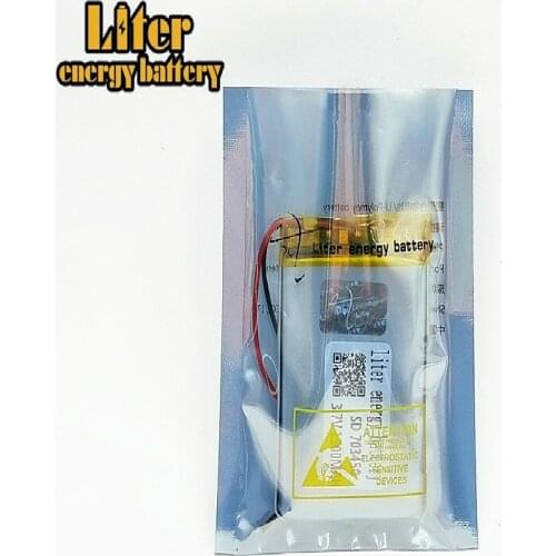 Rechargeable Li-Po MP3 battery 3.7V lithium polymer battery 703450 073450 1300mAh With PCB For DVD MP3 MP4 MP5 GPS Power Bank
