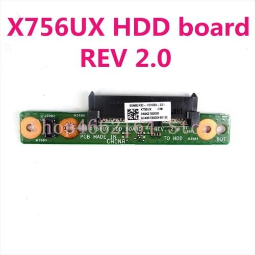 X756UX HDD board REV 2.0 For ASUS X756U X756UX X756UJ X756UA X756UAM X756UV X756UQ X756UQK Hard Disk Drive Board Test OK