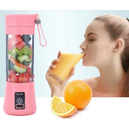 Portable Mixer Usb Electric Fruit Juicer Handheld Smoothie Maker Blender Stirring Rechargeable Mini Food Processor Juice Cup