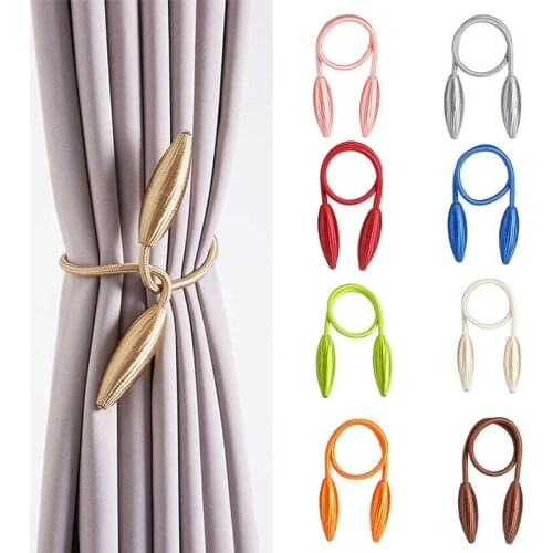 1Pcs Strong Curtain Tiebacks Metallic Curtain Clips Holder Home Office Arbitrary Shape Creative Decorative Gordijn Embrasses