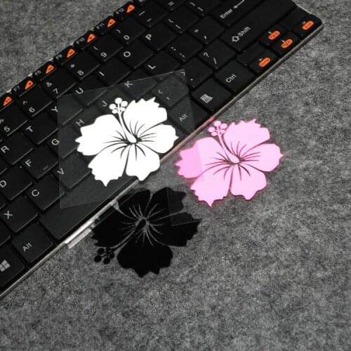 Special Offer G060 6x6cm Pink White Black Sakura Waterproof Car Stickers and Decals Car Styling Motorcycle Bike Helmet Stickers
