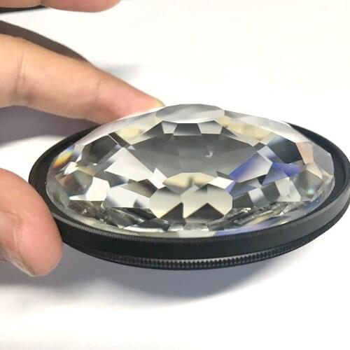 77mm Kaleidoscope Prism Camera Glass Filter Variable Number of Subjects SLR Photography Accessories