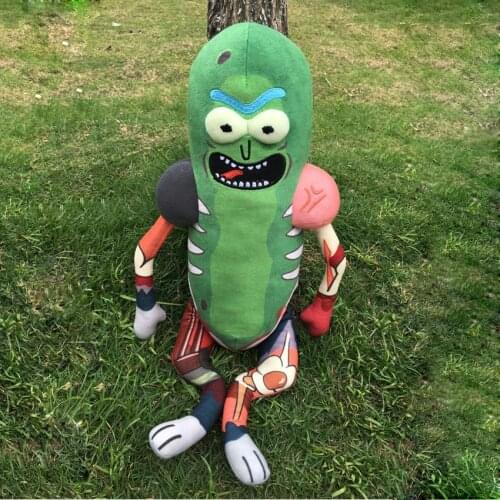 Funny Morty Plush Toys Doll Cute Pickle Rick Plush Soft Pillow Stuffed Toys for Children Kids Christmas Gifts