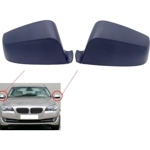 1 Pair Rearview Side Door Mirror Cover Mirrors Shell Replacement Rear View Mirror Cover For BMW 5 Series E60 F10 2008-2013