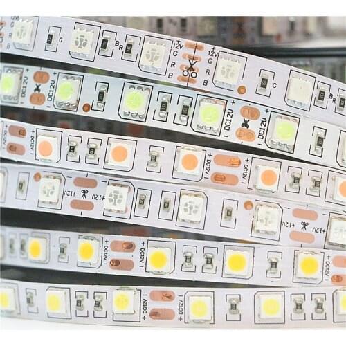 1m 2m 3m 4m 5m Non waterproof 5050 LED strip light ribbon 60LEDs/m DC 12V RGB/White/ /Warm White/Red/Green/Ice Blue/Pink tape