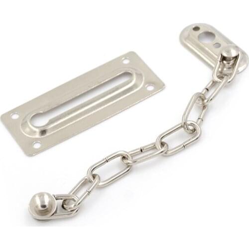 1PC New Door Chain Lock Safety Guard Security Lock Cabinet Locks +Screws