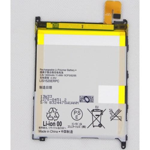 5pcs/lot 3000mAh LIS1520ERPC Battery For SONY XL39h Xperia Z Ultra C6802 Togari L4 ZU C6833 LIS1520ERPC Genuine Battery