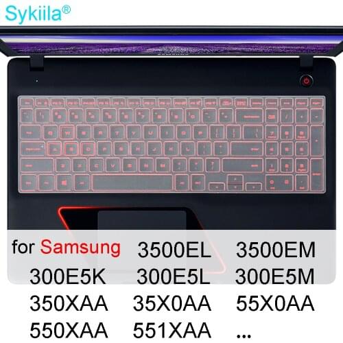 Keyboard Cover for Samsung 300E5K 300E5L 300E5M 3500EL 3500EM 350XAA 550XAA 551XAA 35X0AA 55X0AA Clear TPU Skin Protector Laptop