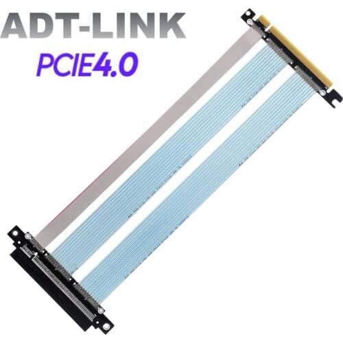 Hot Sale New 256G/bps PCIe4.0 x16 GTX3080ti RX5700xt Graphics Card Extension Cable 3M PCI-E 4.0 16x High Speed Riser GPU Cables