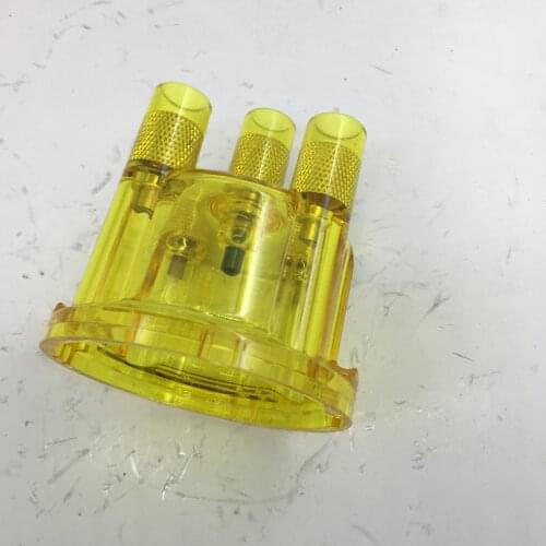 SherryBerg DISTRIBUTOR CAP for EMPI yellow TRANSPARENT 009 for VW DUNE BUGGY BUG GHIA THING BAJA free shipping