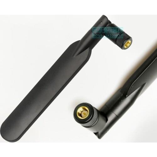 2pcs/lot LTE 4G 3G GSM/CDMA/WCDMA/TD-SCDMA/ATU DTU module all band wifi black SMA male antenna